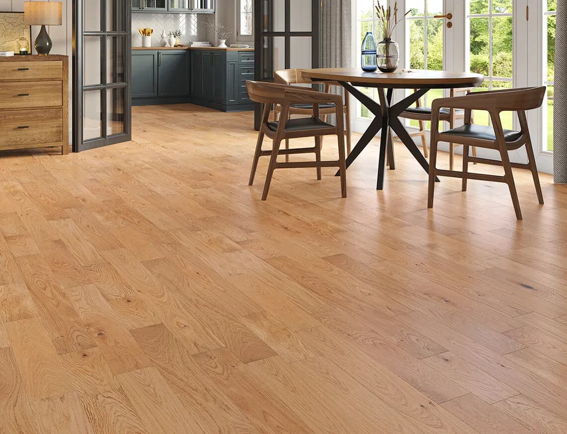 Aconbury Engineered Oak laid in a room