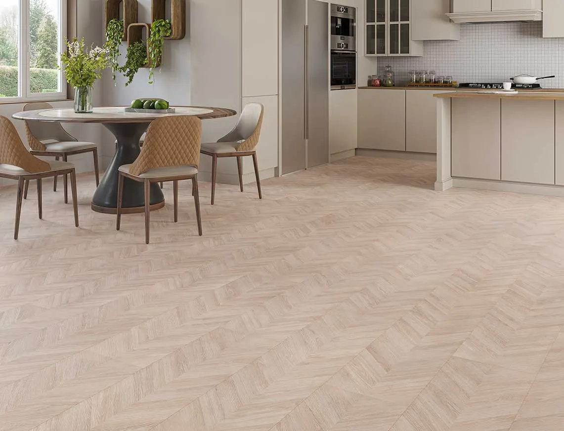 AGT Pruva 8mm Laminate - Arya laid in a room
