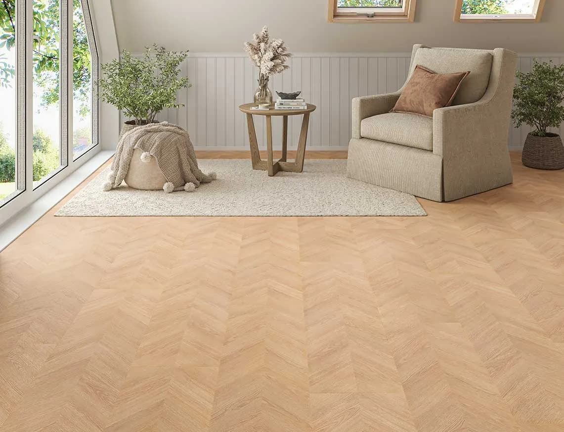 AGT Pruva 8mm Laminate - Monza laid in a room
