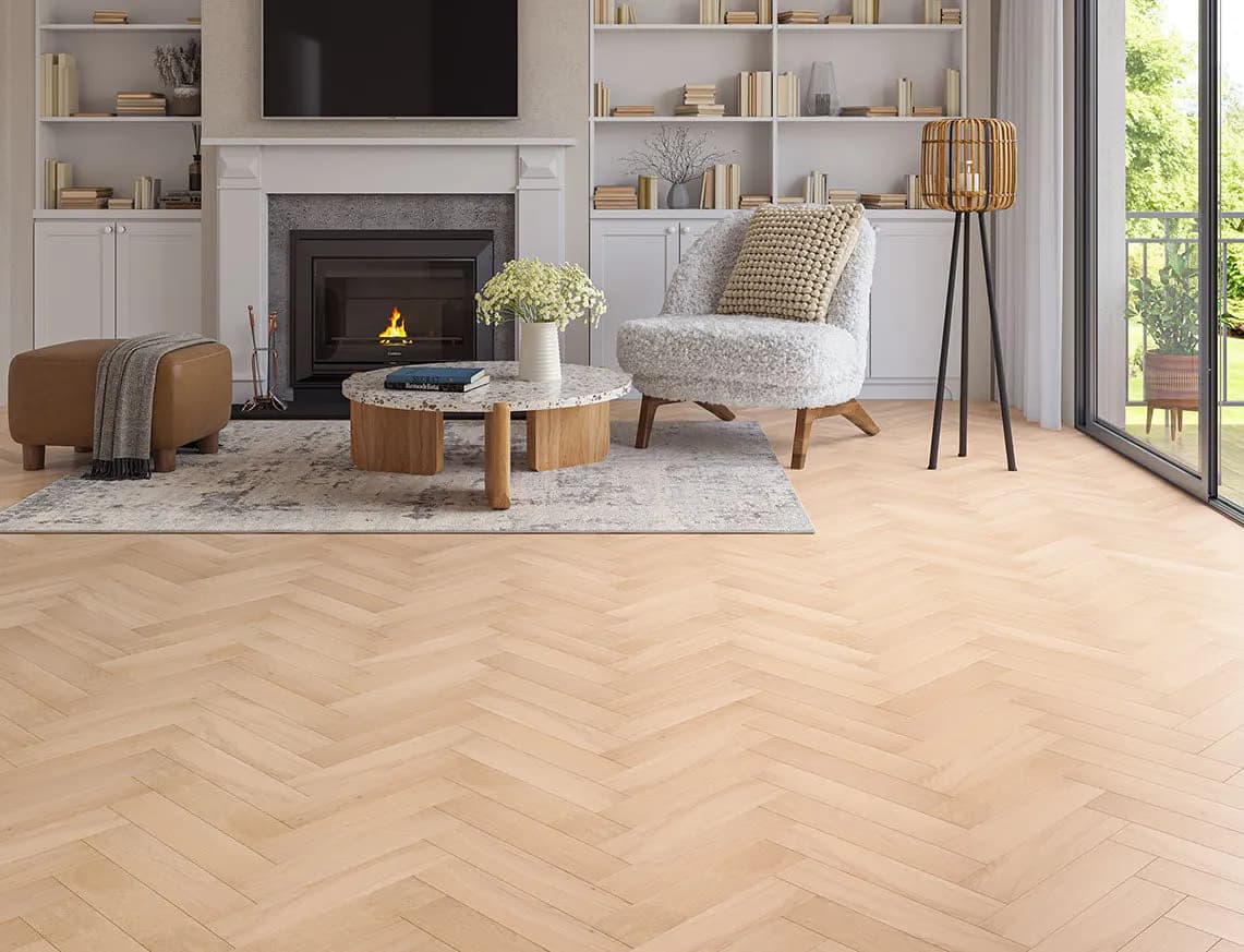 Ambleside Engineered Oak laid in a room