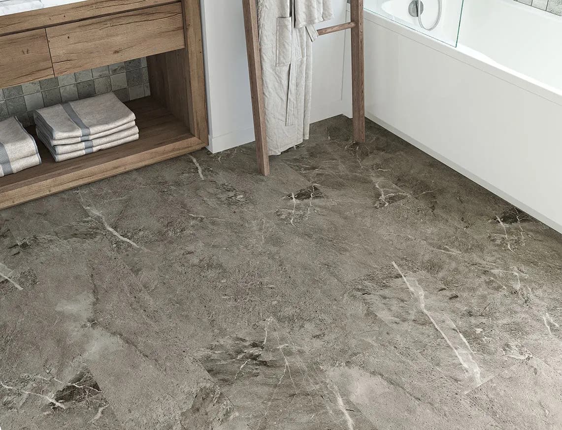 Angelsey Tile SPC LVT in a room