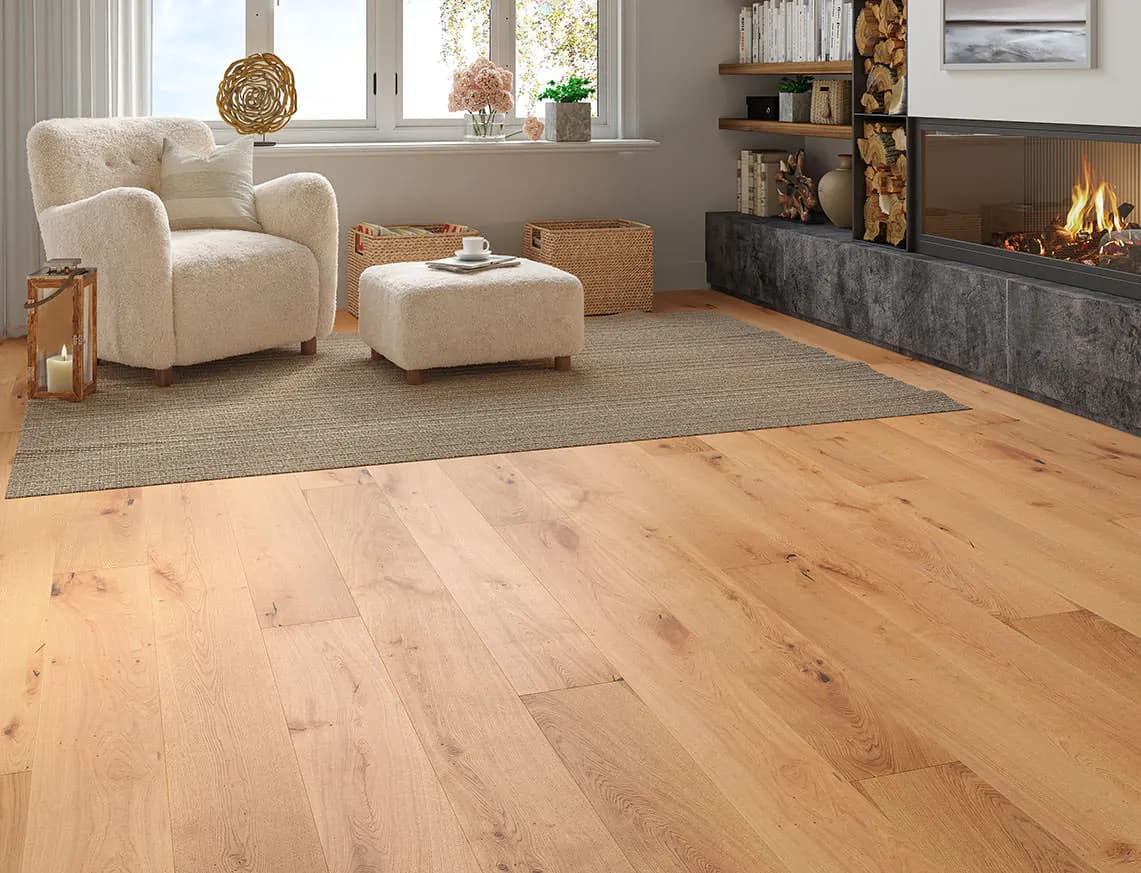Ashcombe Engineered Oak laid in a room