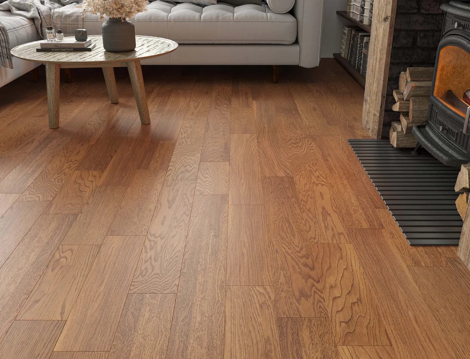 Avon Engineered Oak in a room