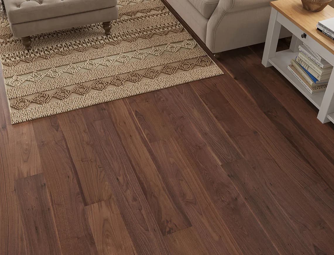 Berwyn Engineered Walnut in a room