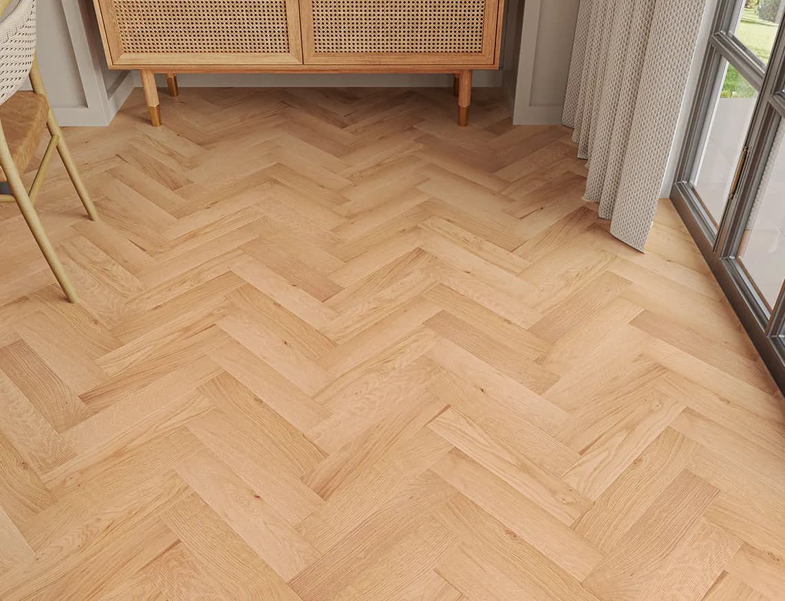 Bramham Engineered Oak in a room