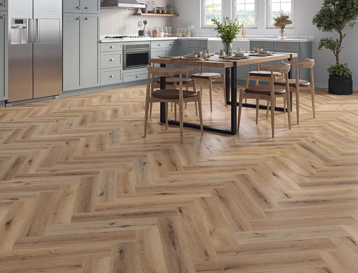 Camber Oak SPC LVT laid in a room