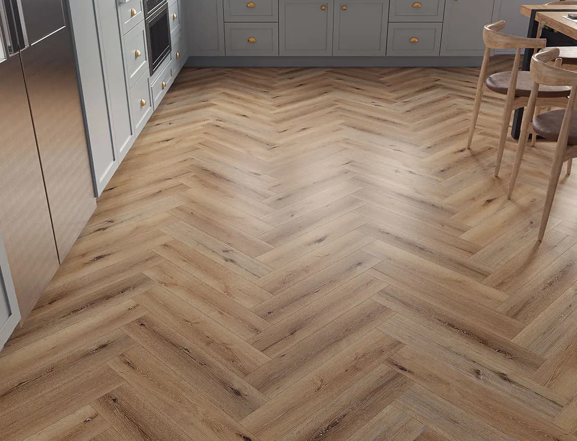 Camber Oak SPC LVT in a room