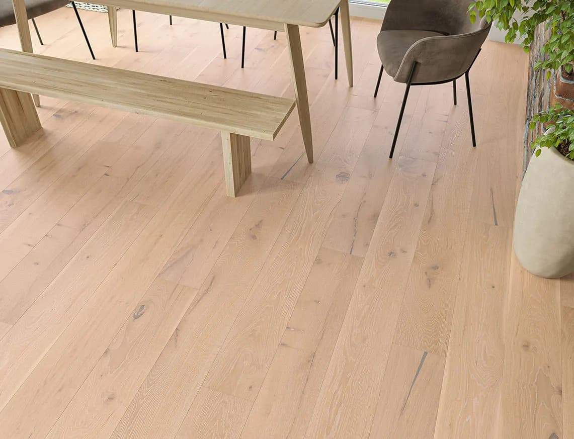 Cannock Engineered Oak in a room