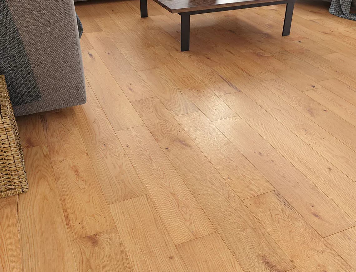Castlewellan Engineered Oak in a room