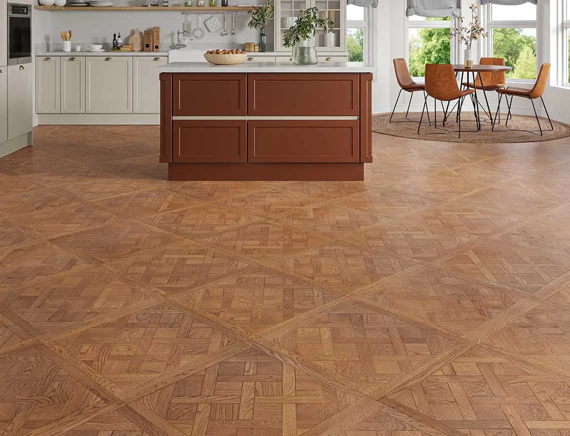 Classique Engineered Oak laid in a room