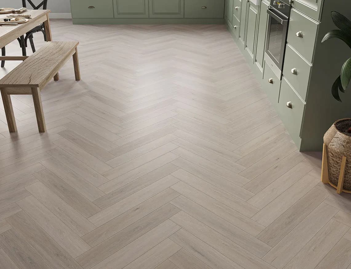 Compton Oak SPC LVT in a room