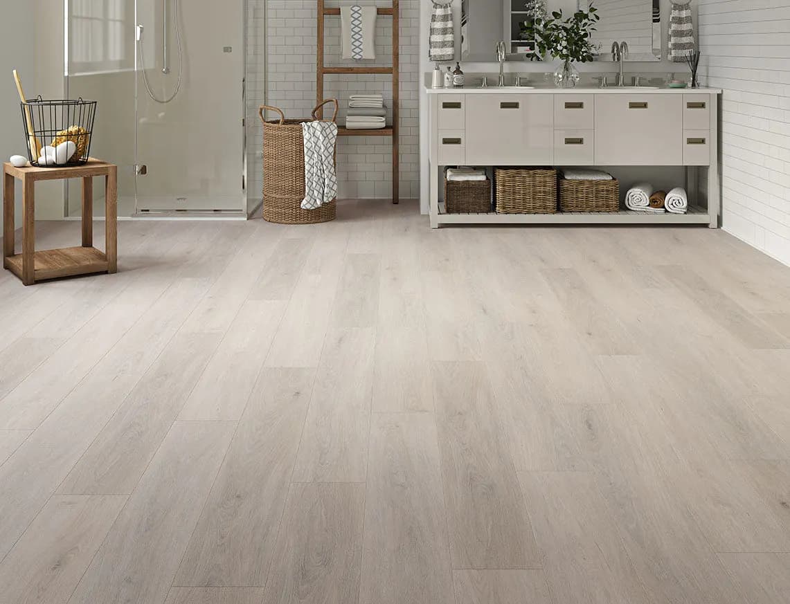 Cromer Oak SPC LVT laid in a room