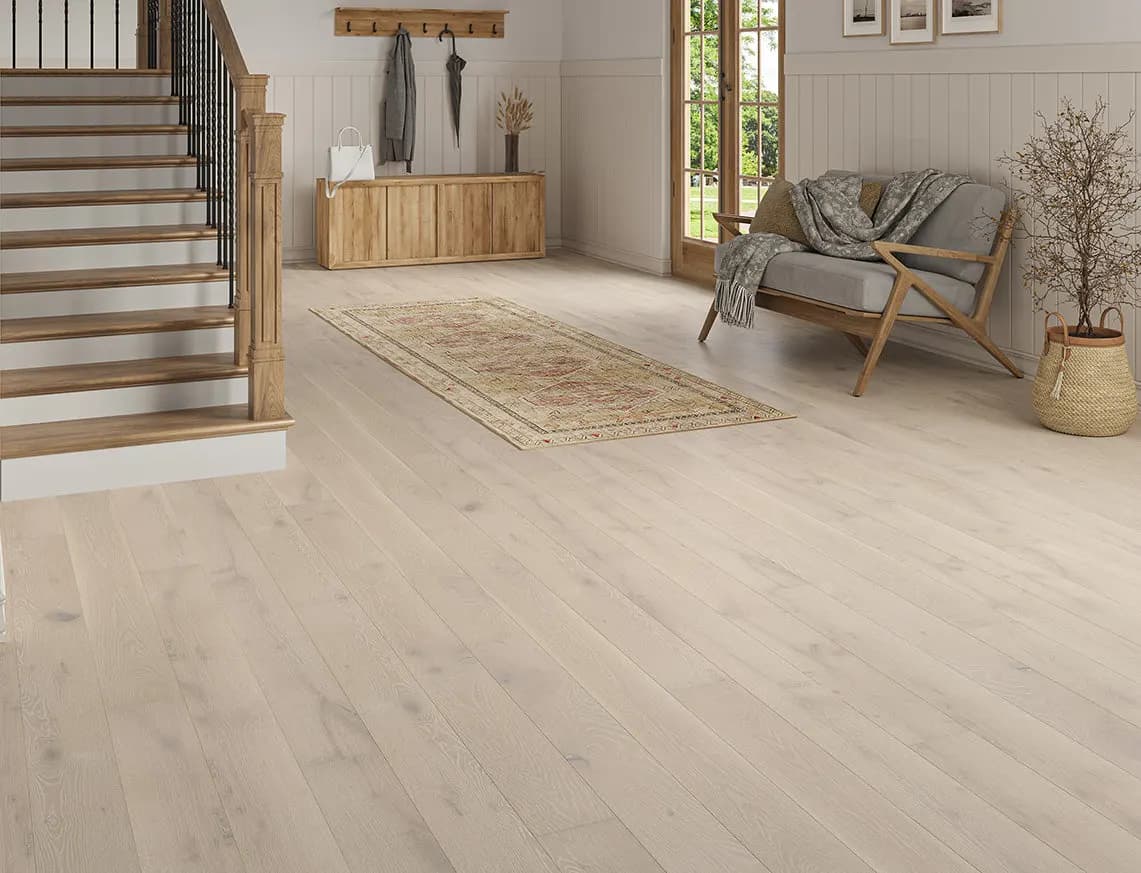 Danson Engineered Oak laid in a room