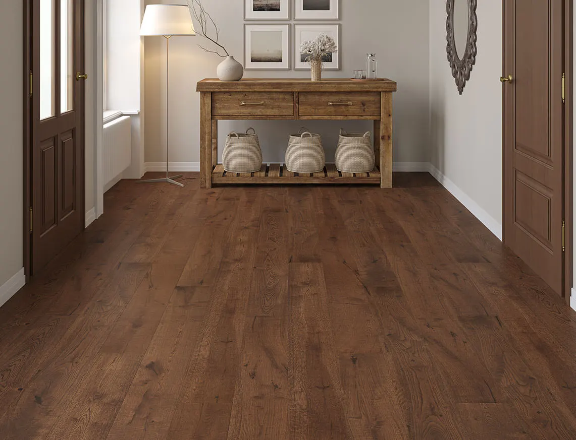 Dartmoor Engineered Oak laid in a room