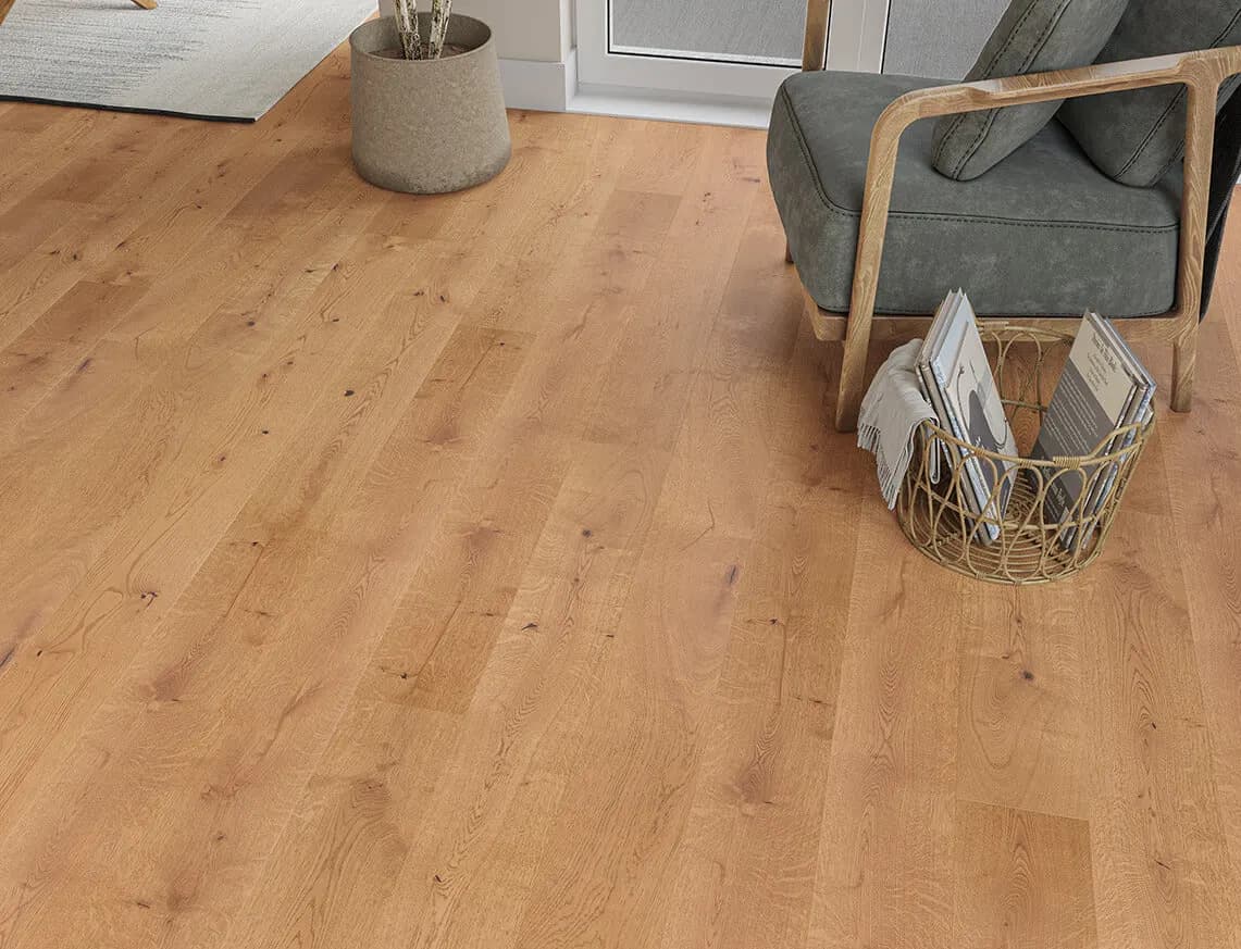 Elmdon Engineered Oak in a room