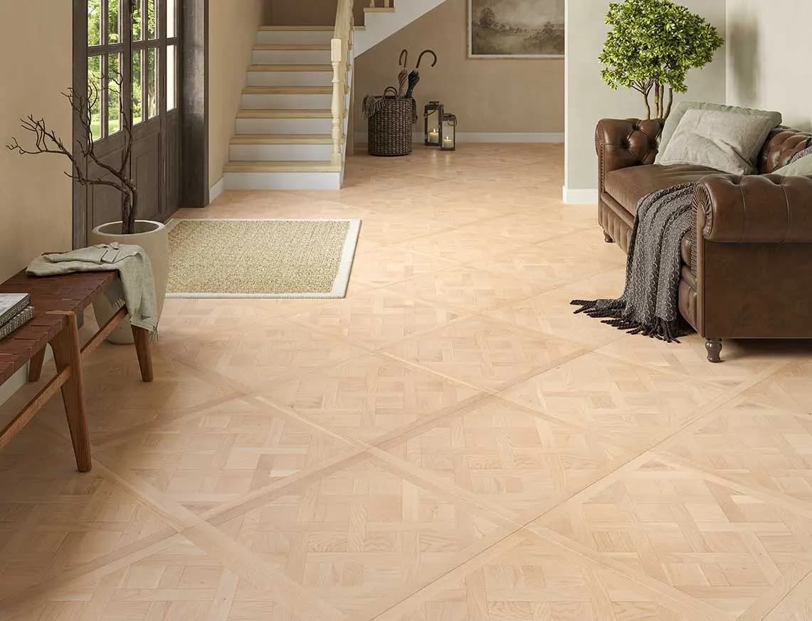 Empire Engineered Oak laid in a room