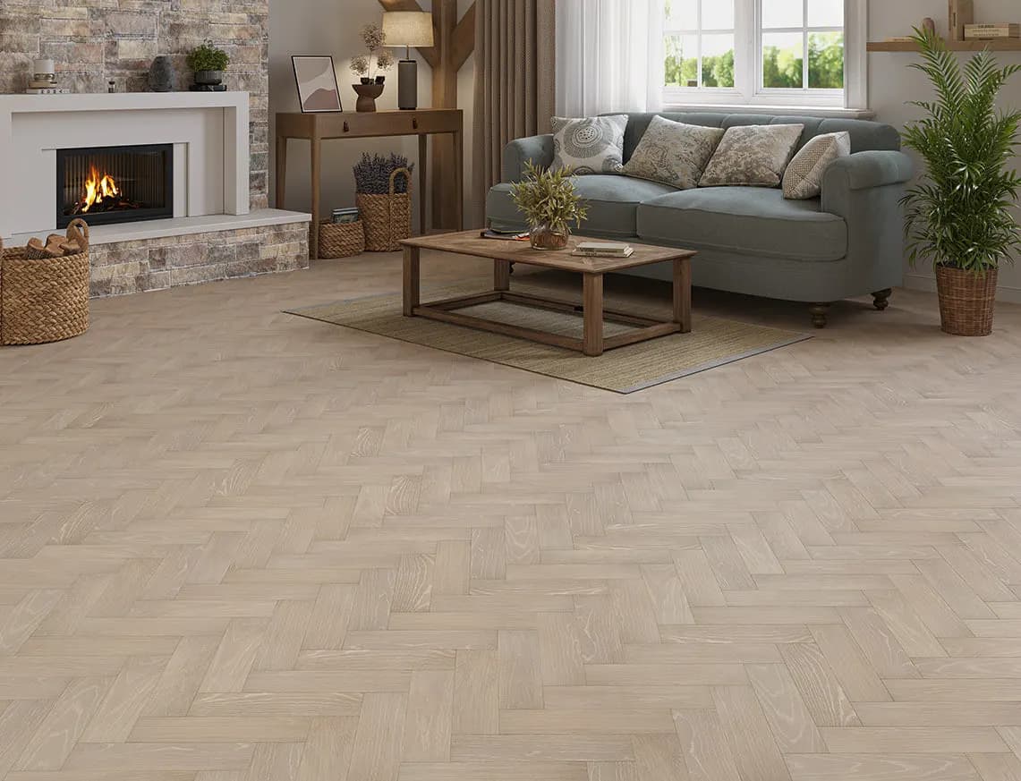 Ennerdale Engineered Oak laid in a room