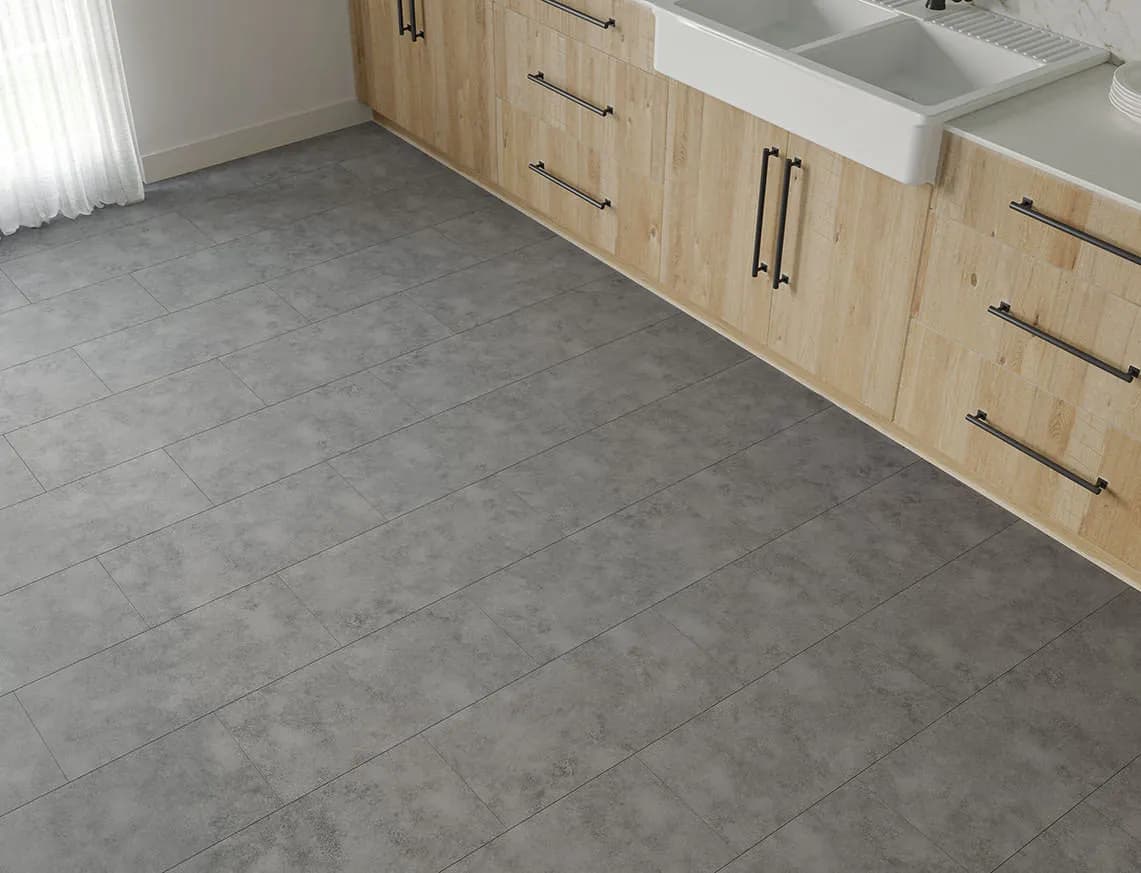 Eriskay Tile SPC LVT in a room