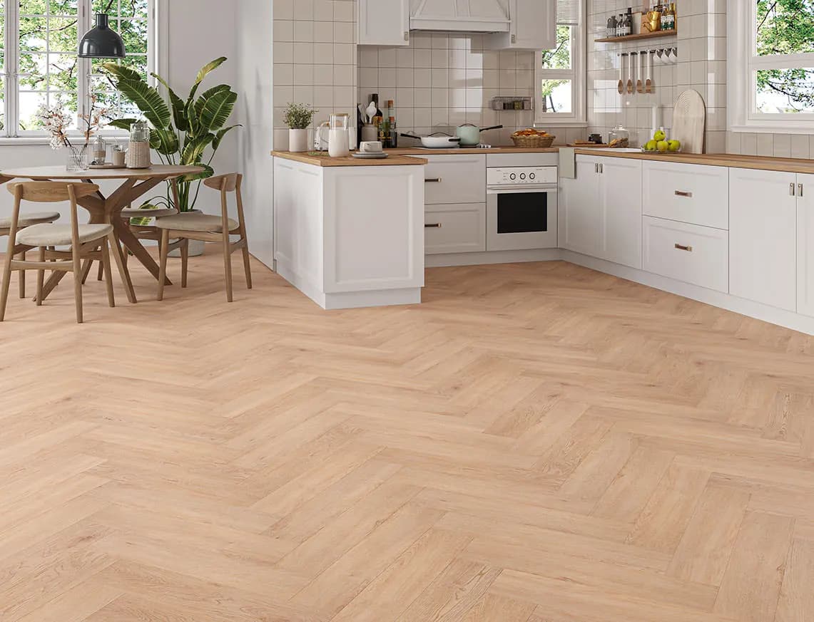 Farnham Oak SPC LVT laid in a room