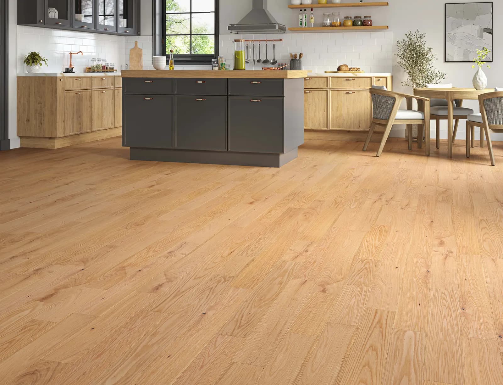 Greenwood Engineered Oak laid in a room