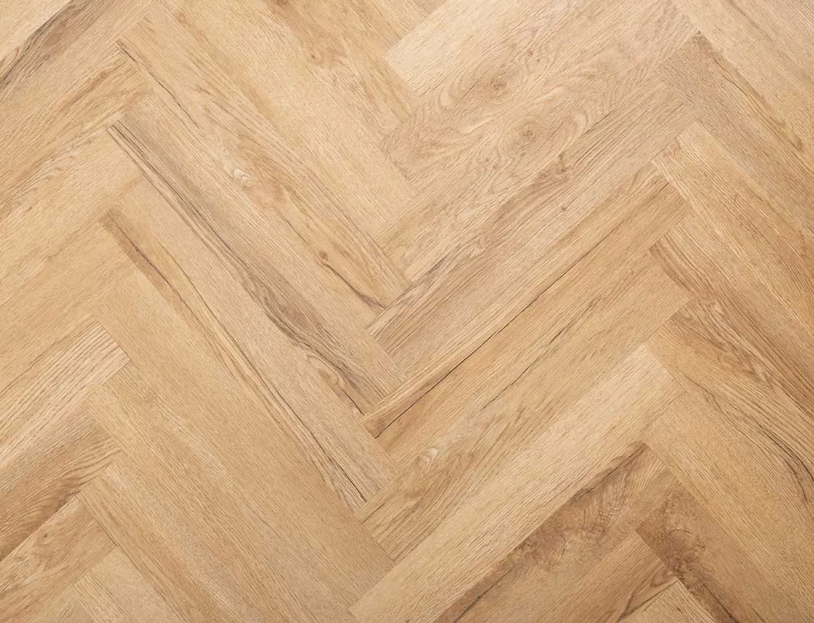 Hamilton 2mm Amber Grain Oak Herringbone LVT flooring