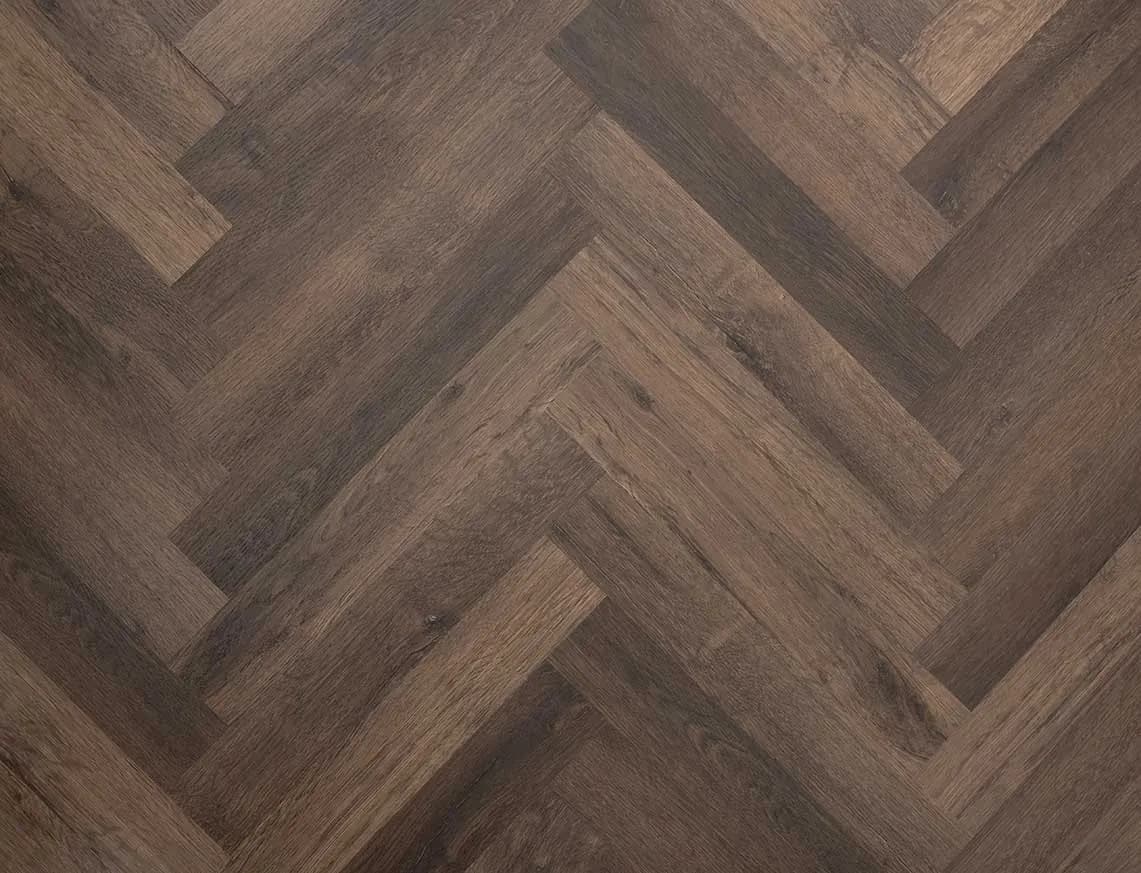 Hamilton 2mm Havana Walnut Oak Herringbone LVT flooring