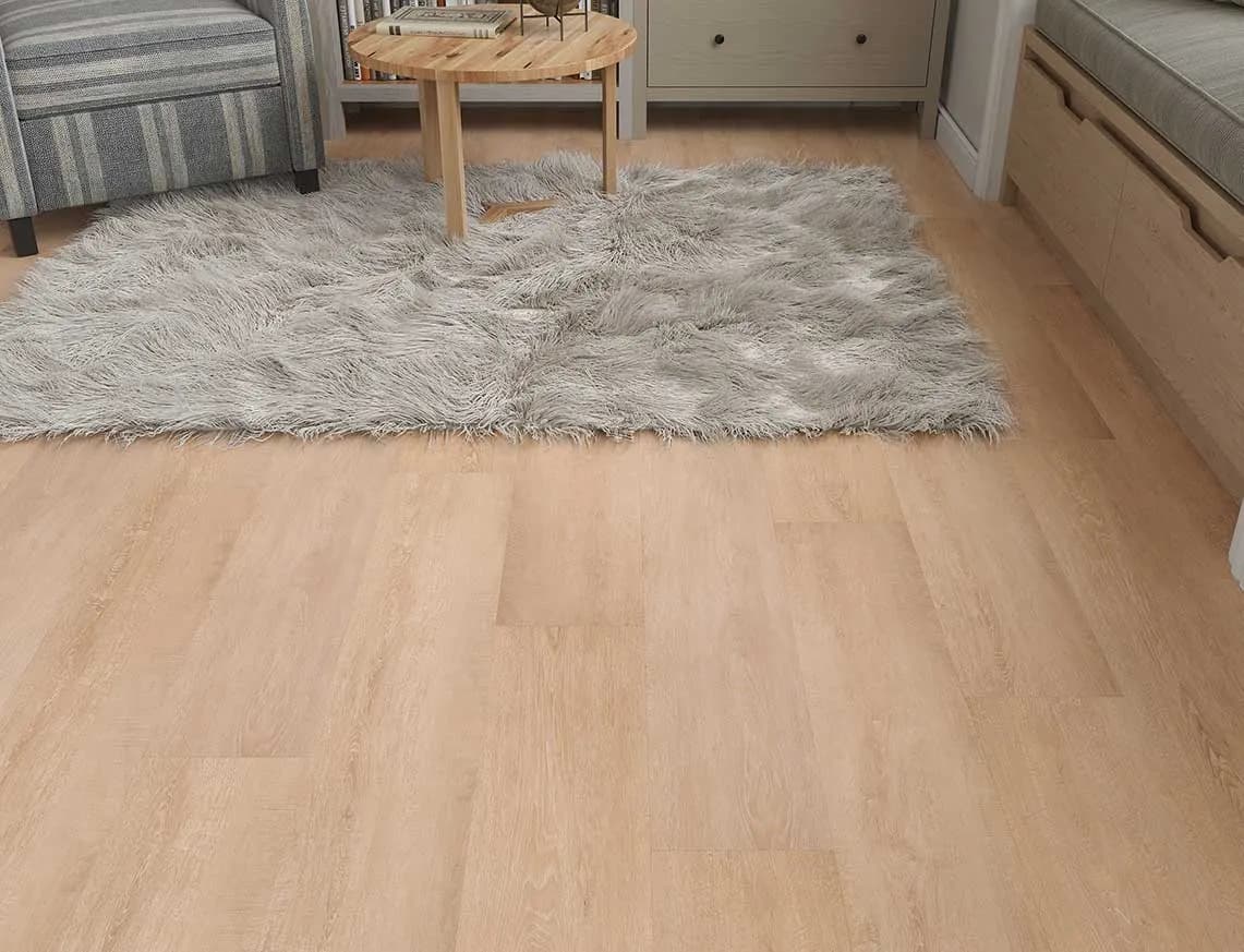 Hamilton 2mm Honey Drift LVT in a room