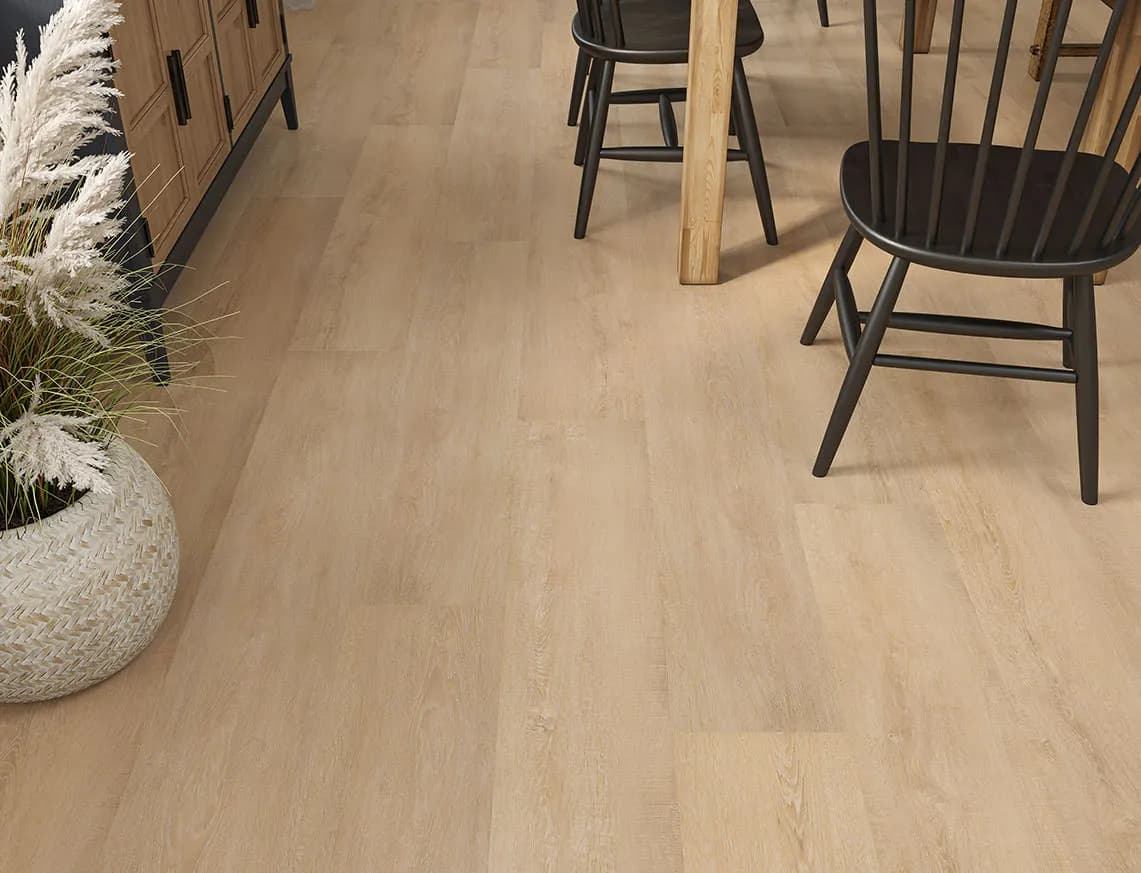 Hamilton 2mm Sanded Chestnut LVT in a room