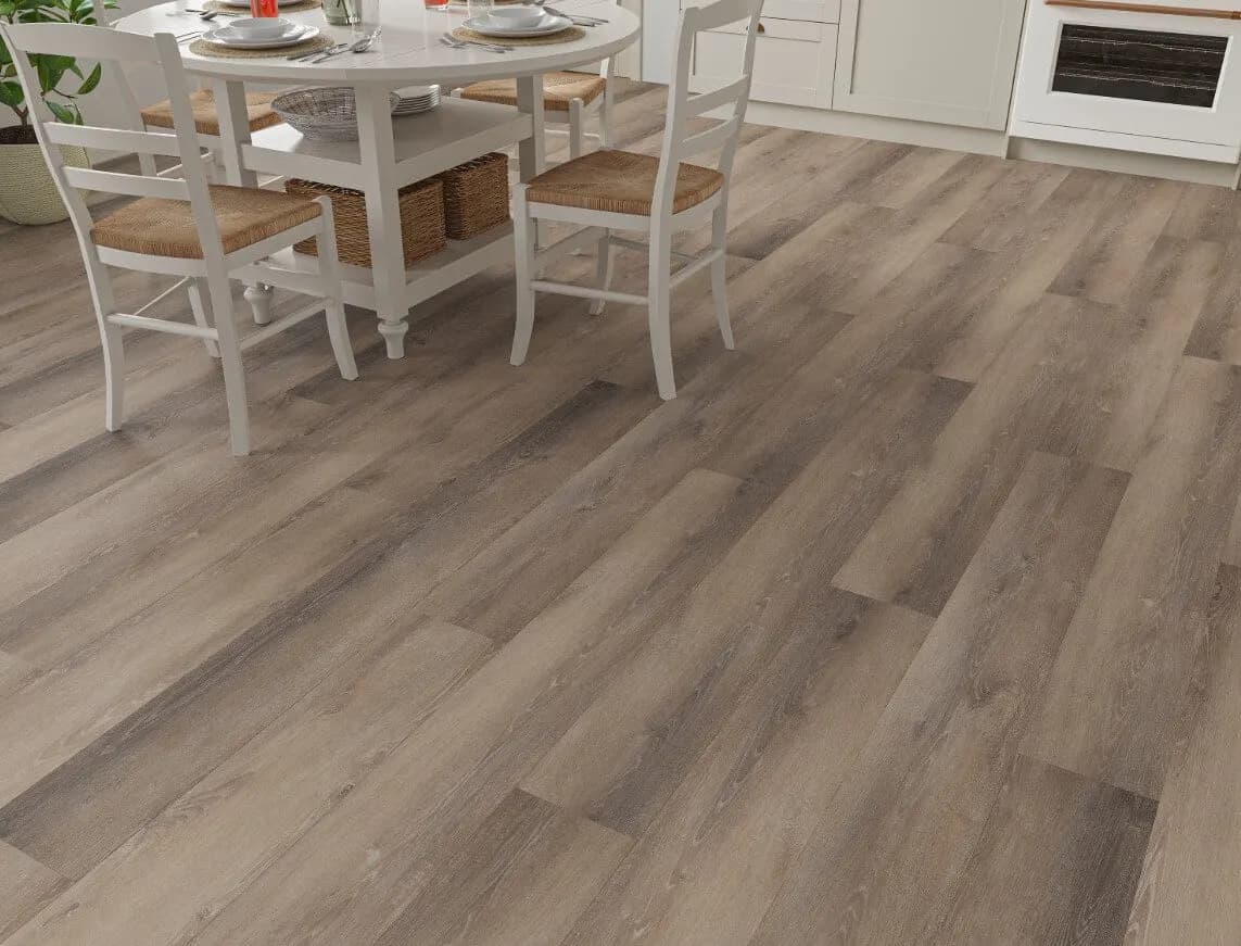 Hamilton 2mm Soft Truffle Oak LVT in a room