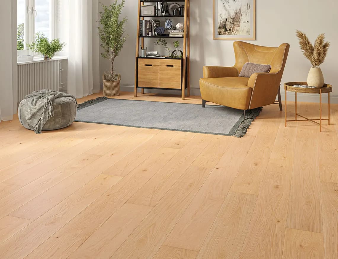 Harlow Engineered Oak laid in a room
