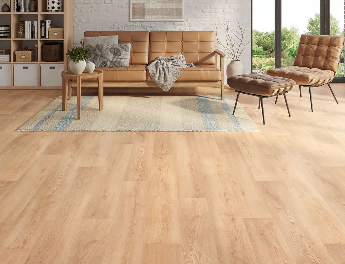 Hartland Oak SPC LVT laid in a room