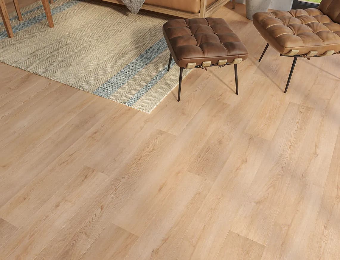 Hartland Oak SPC LVT in a room
