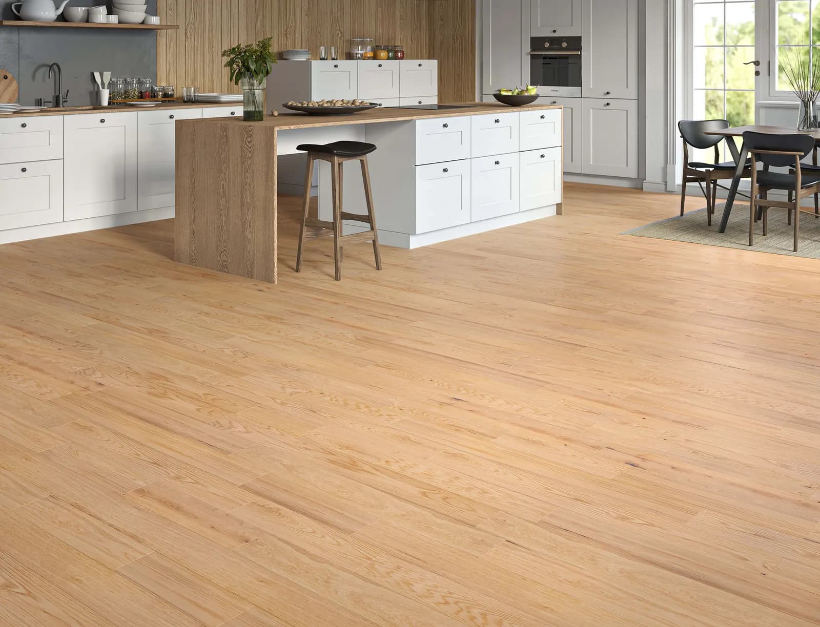 Heartwood Engineered Oak laid in a room