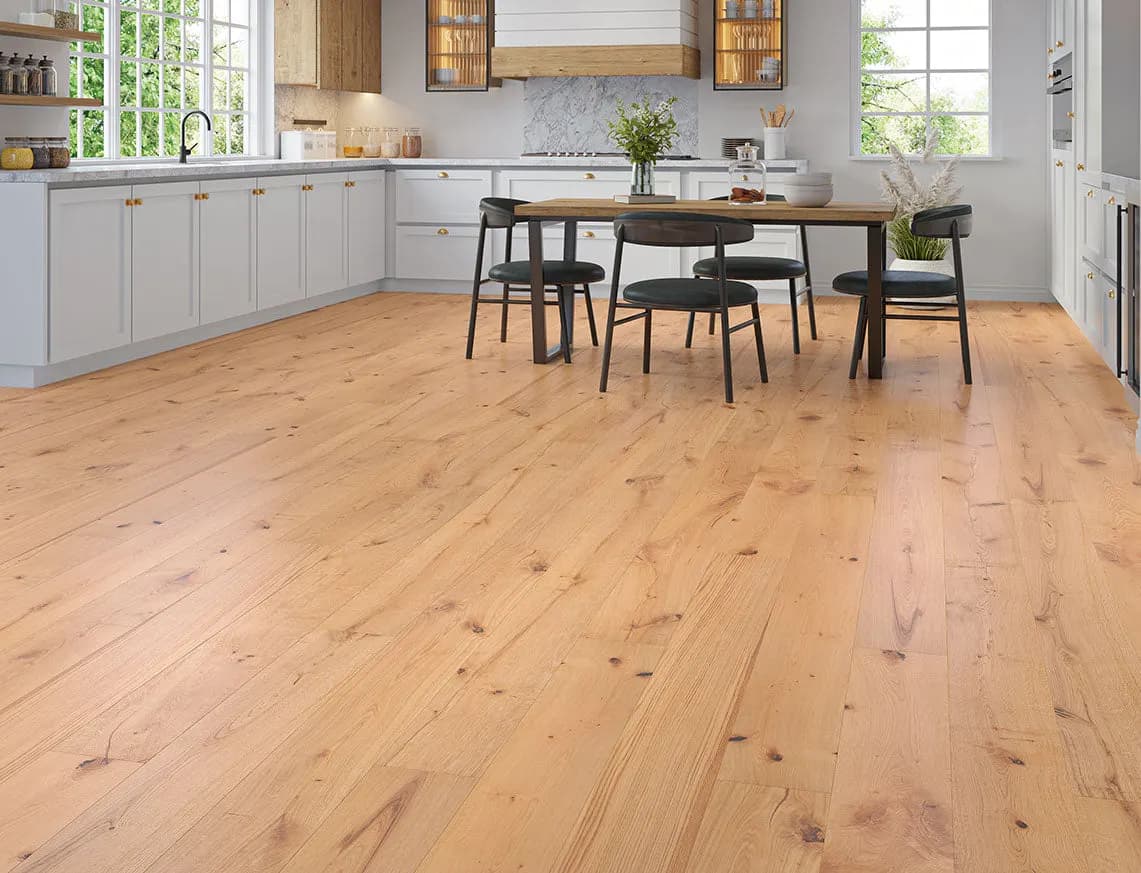 Kielder Engineered Oak laid in a room