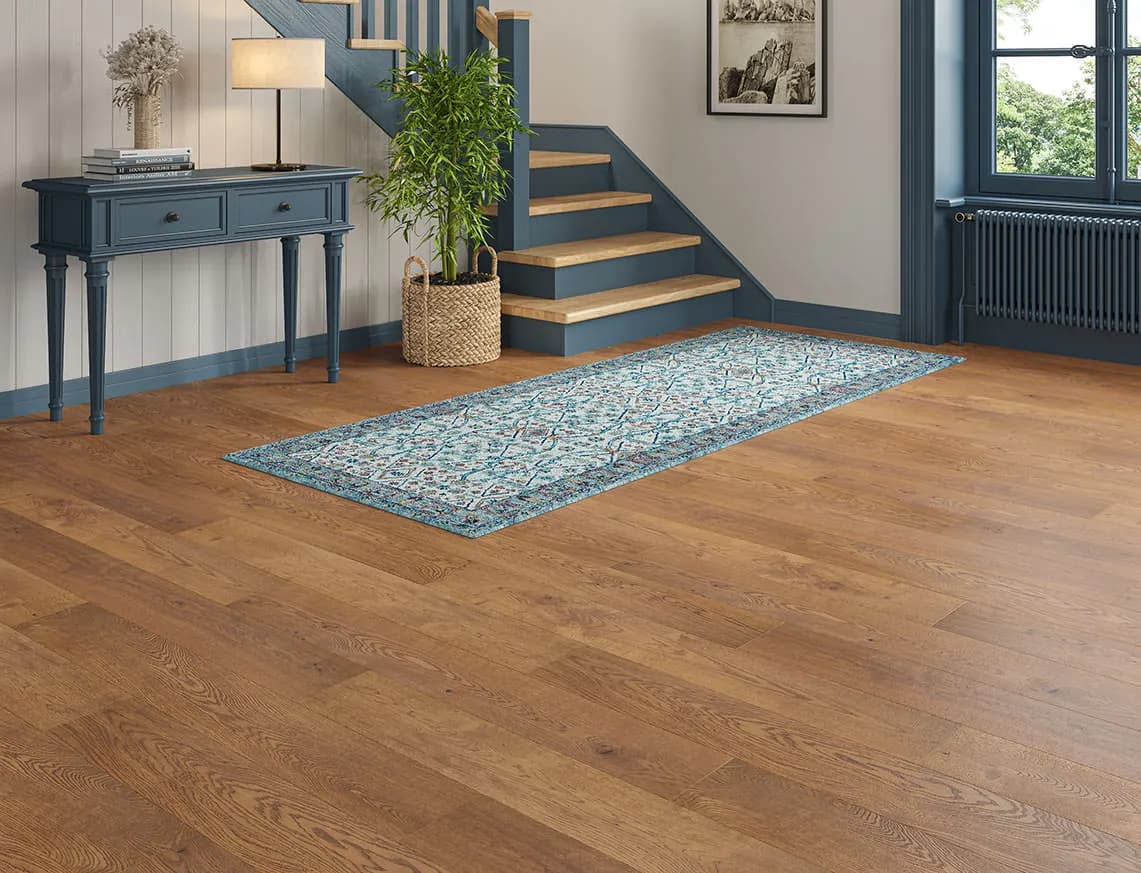 Kinburn Engineered Oak laid in a room