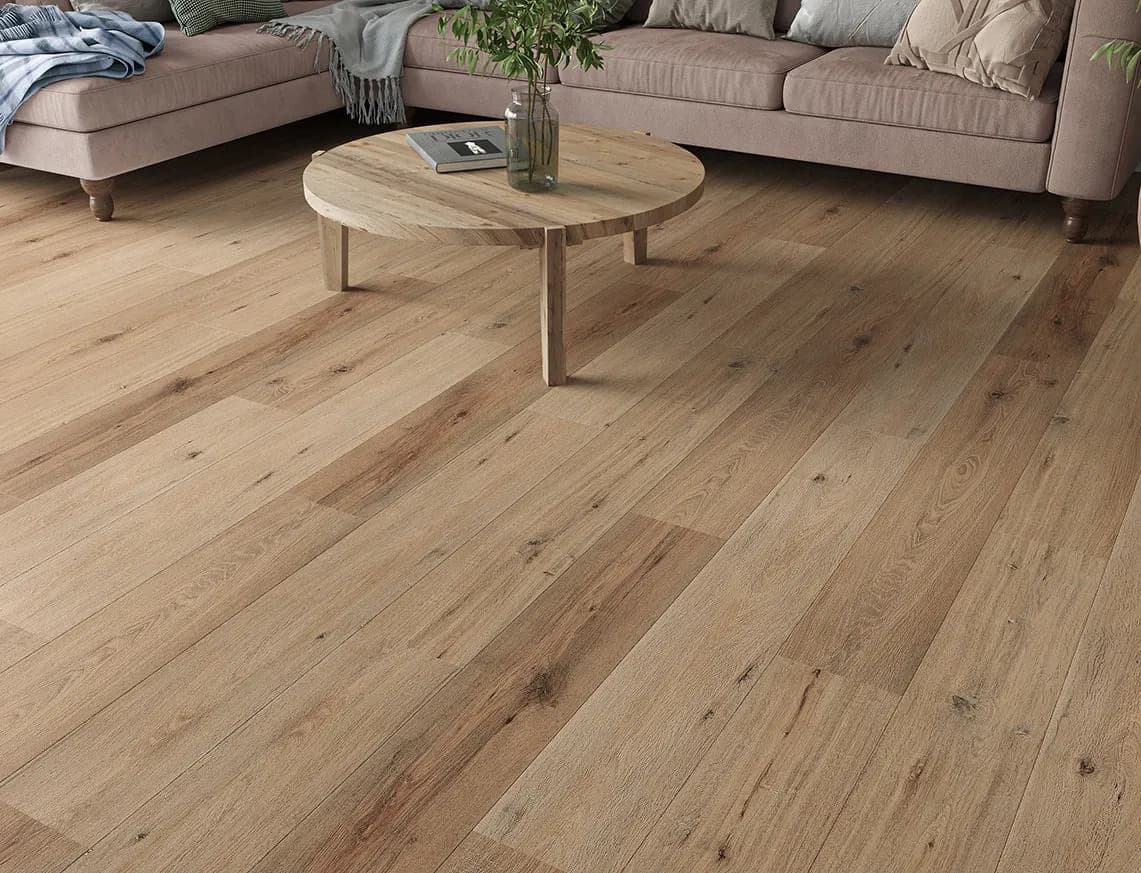 Lulworth Oak SPC LVT in a room