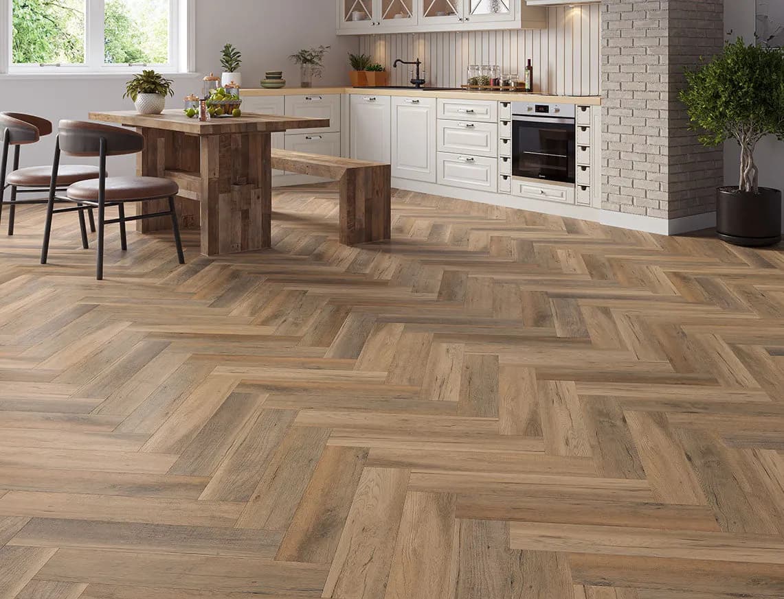 Marazion Oak SPC LVT laid in a room