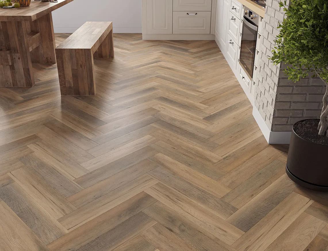 Marazion Oak SPC LVT in a room