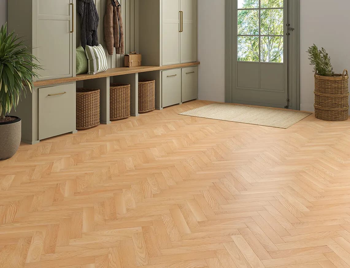 Marwood Engineered Oak laid in a room