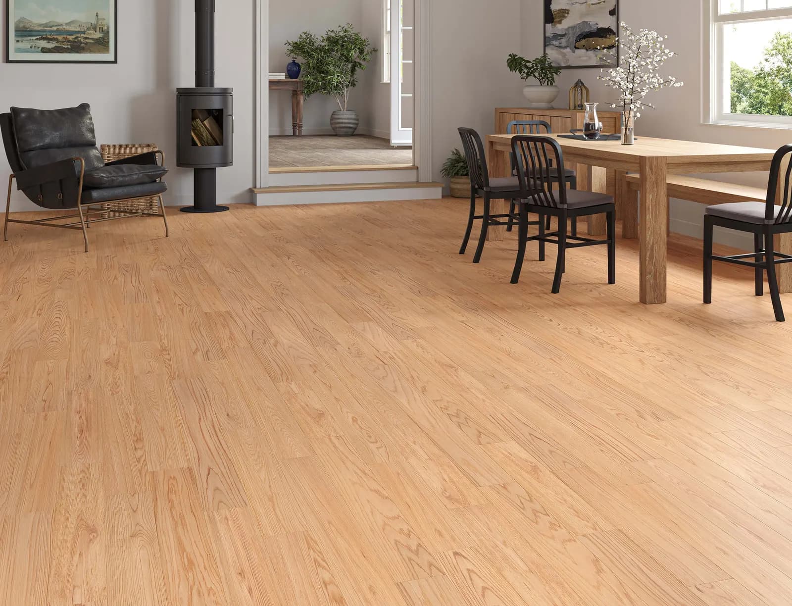 Parkhurst Engineered Oak laid in a room