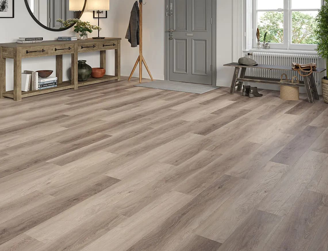 Rhossili Oak SPC LVT laid in a room