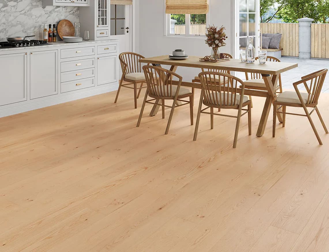 Selby Engineered Oak laid in a room