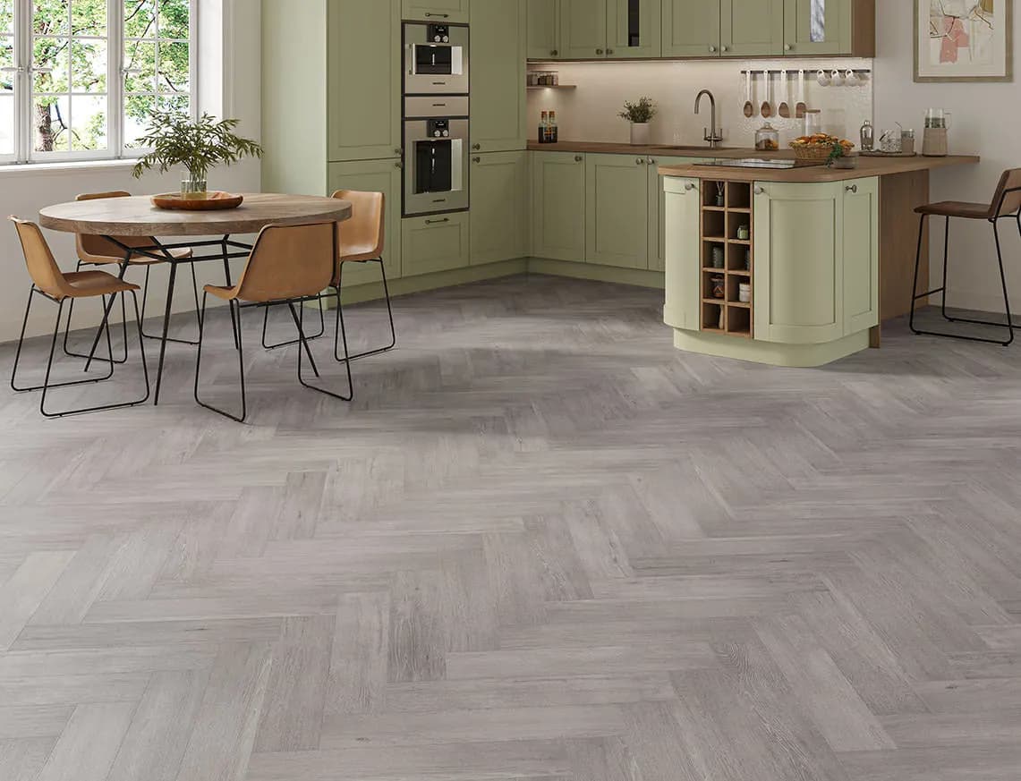 Sennen Oak SPC LVT laid in a room