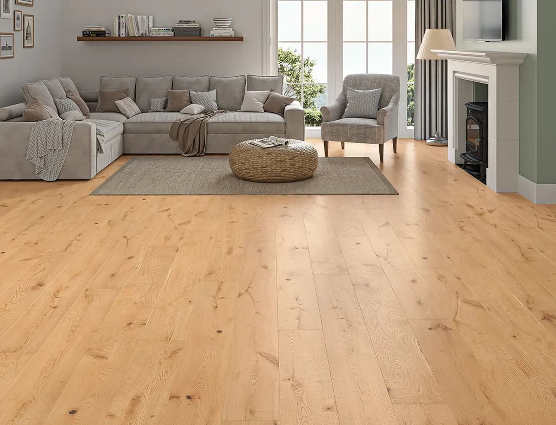 Sherwood Engineered Oak laid in a room