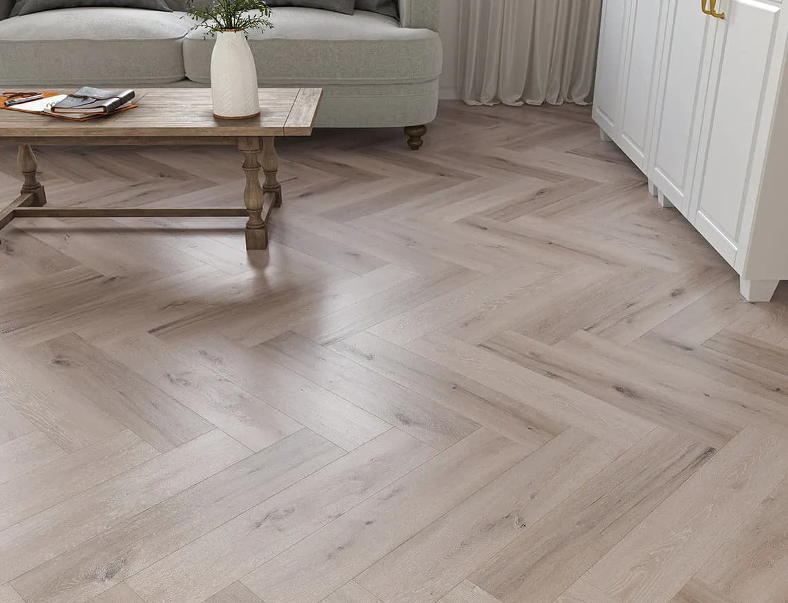 Studland Oak SPC LVT in a room