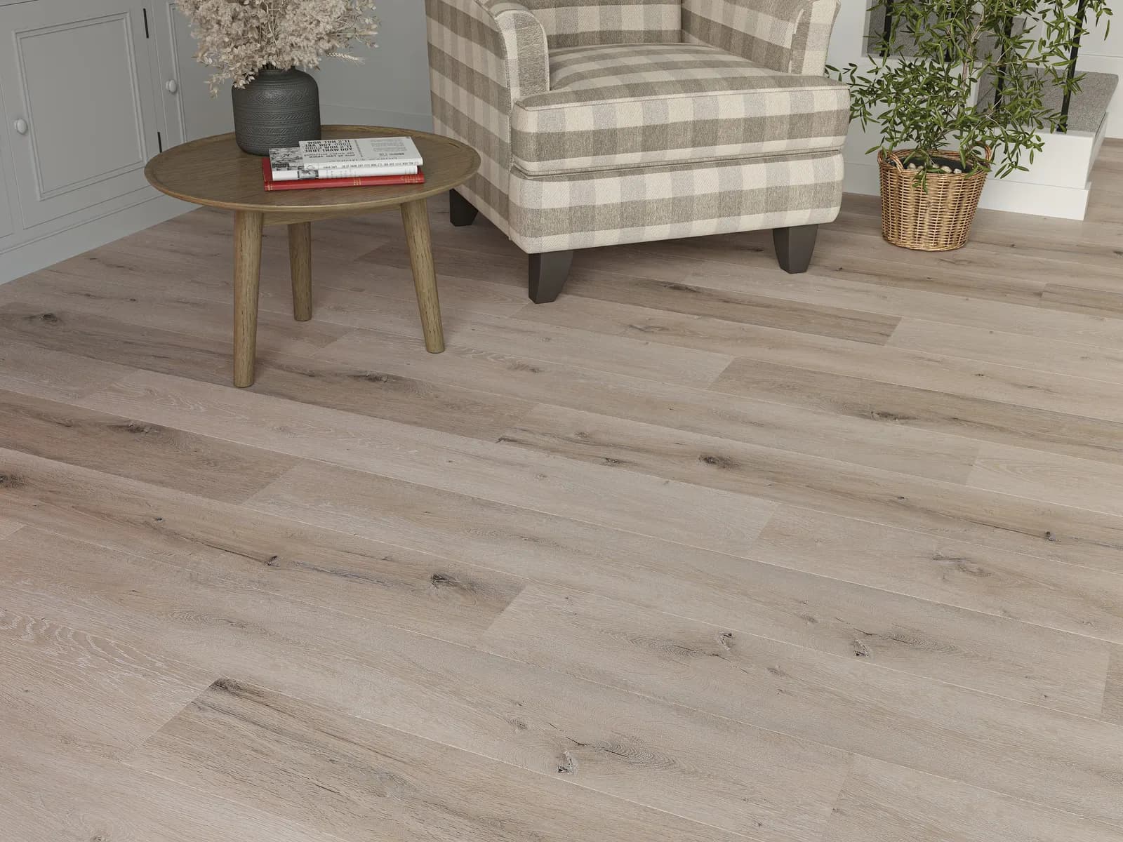 Tankerton Oak SPC LVT in a room