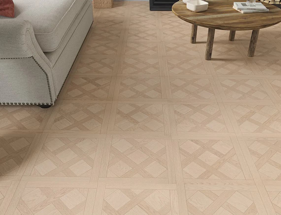 Tatum 12mm Clovelly Versailles Laminate in a room
