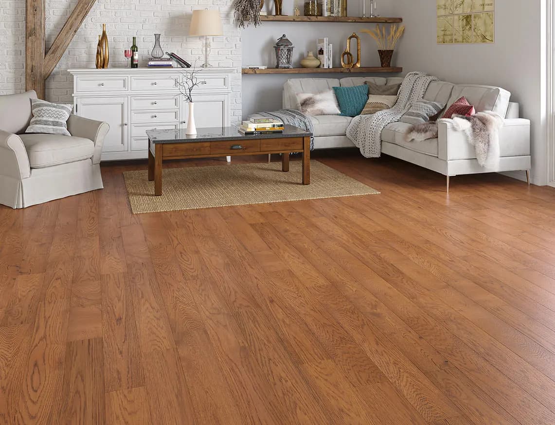 Tollymore Engineered Oak laid in a room