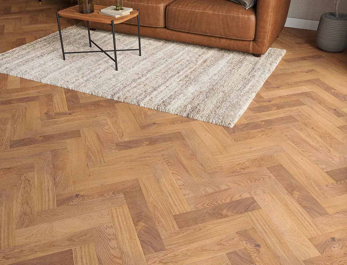 Upton Engineered Oak in a room