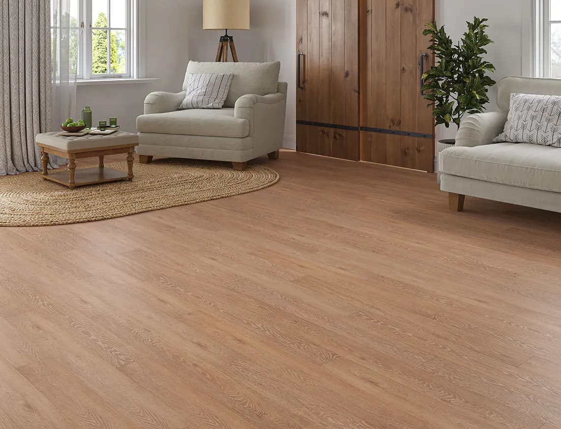 VarioClic 12mm Palermo Laminate laid in a room